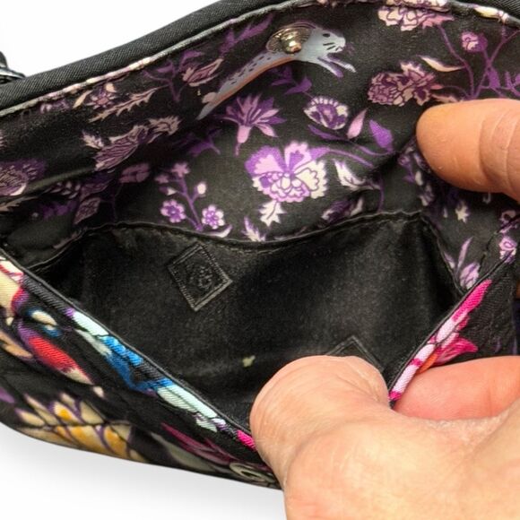 VERA BRADLEY Women’s Multicolor Floral ID Wristlet Card Case Small - Picture 4 of 5